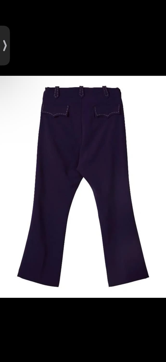 니들스  버터플라이 자수 트라우저 팬츠 퍼플 L라지 상품이미지2