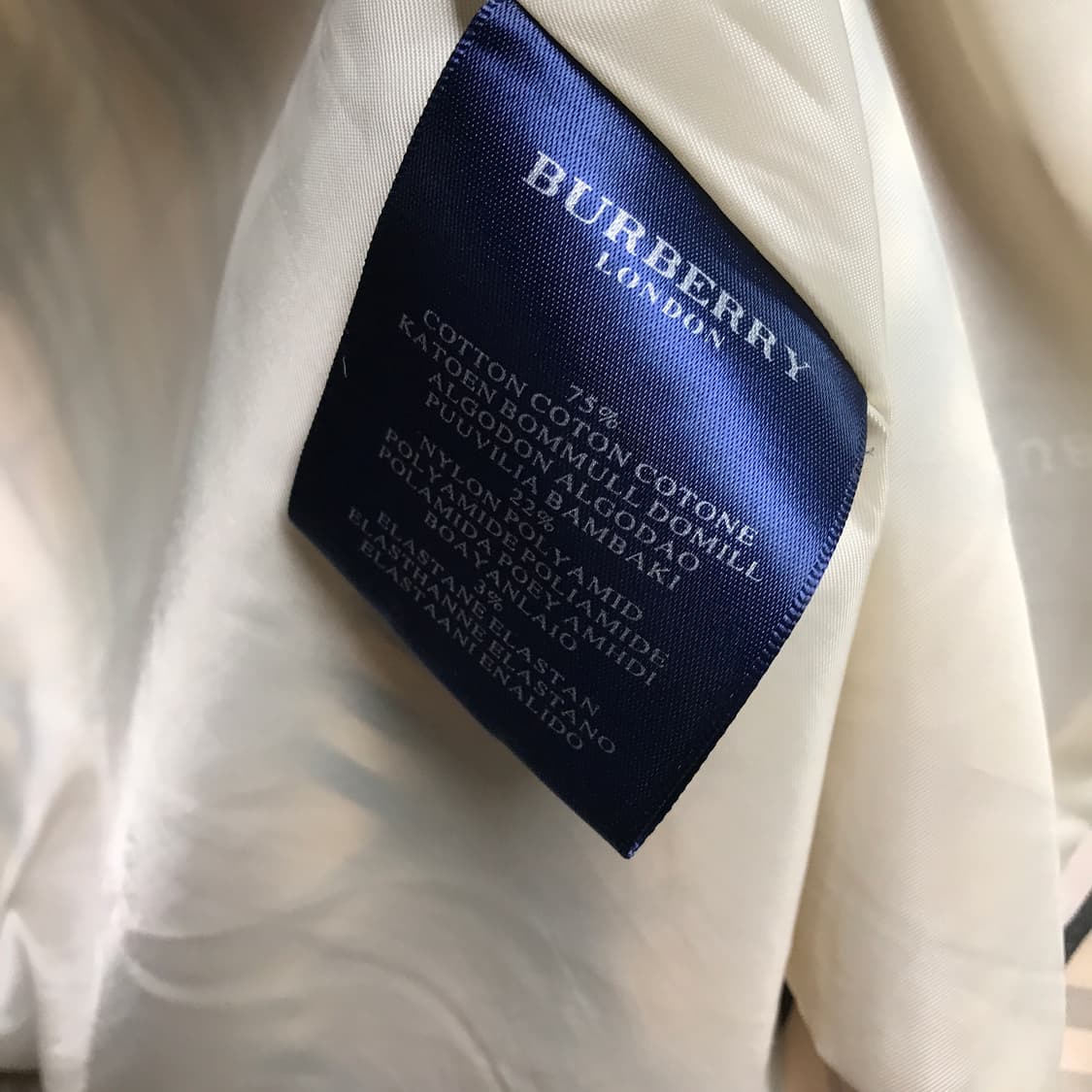 버버리 노바 체크 싱글 코트 8(W) 상품이미지5