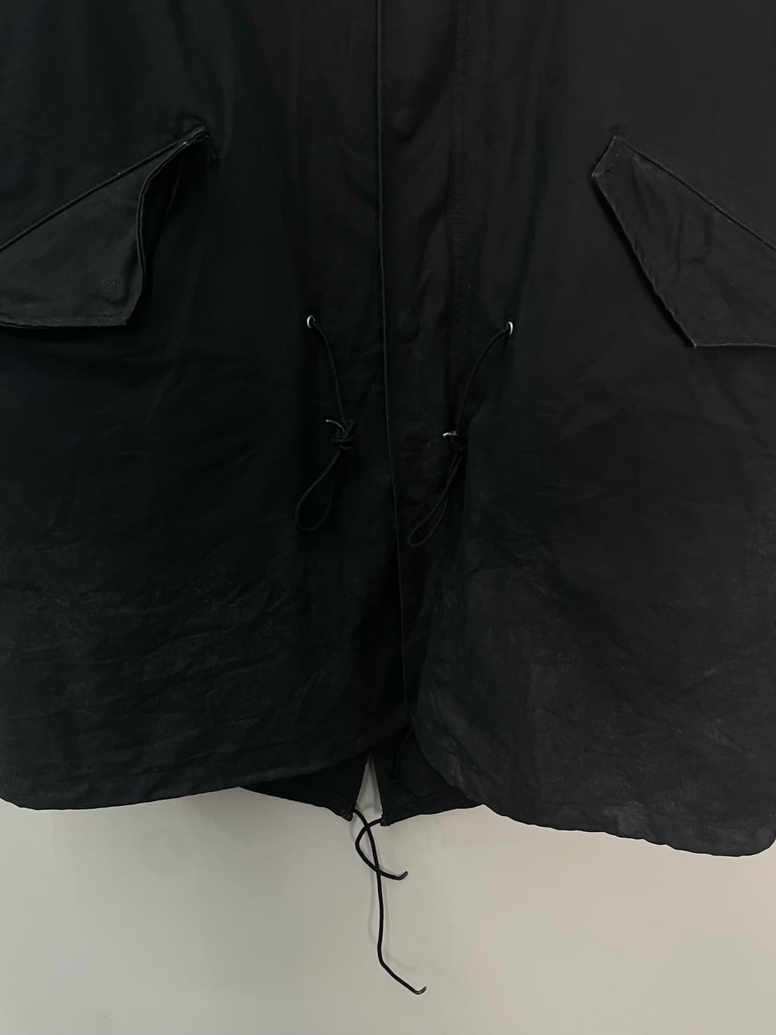 빈티지 블랙 피쉬테일 파카 H1178 상품이미지5