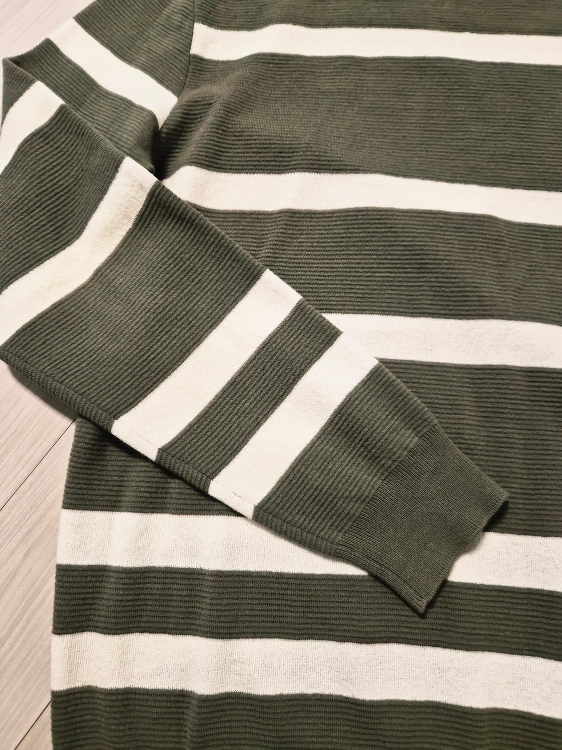 SYSTEM(시스템) 남성 스트라이프 배색 니트 (105) 상품이미지3