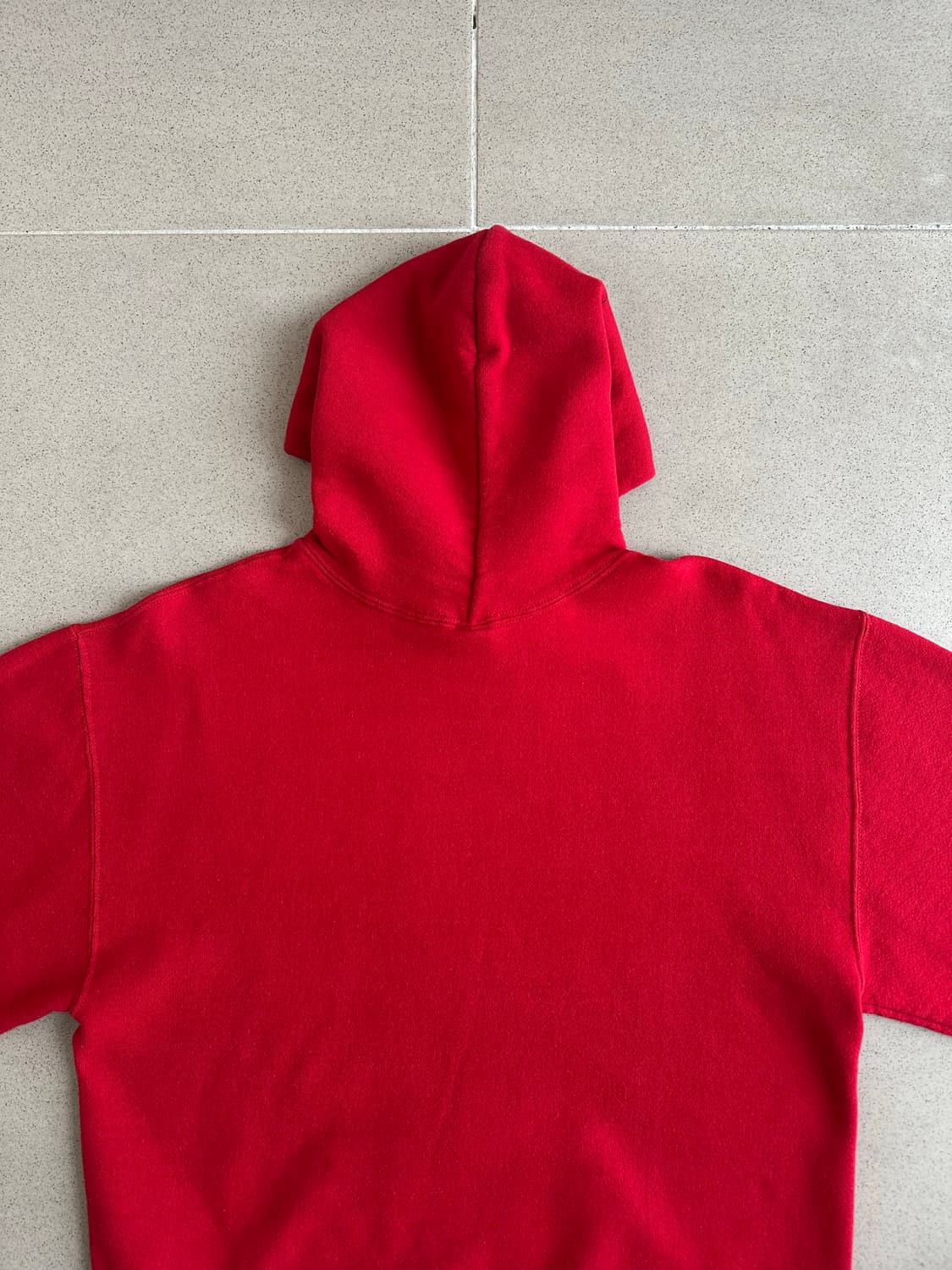 90s 빈티지 러셀 후드 레드 L USA 상품이미지5