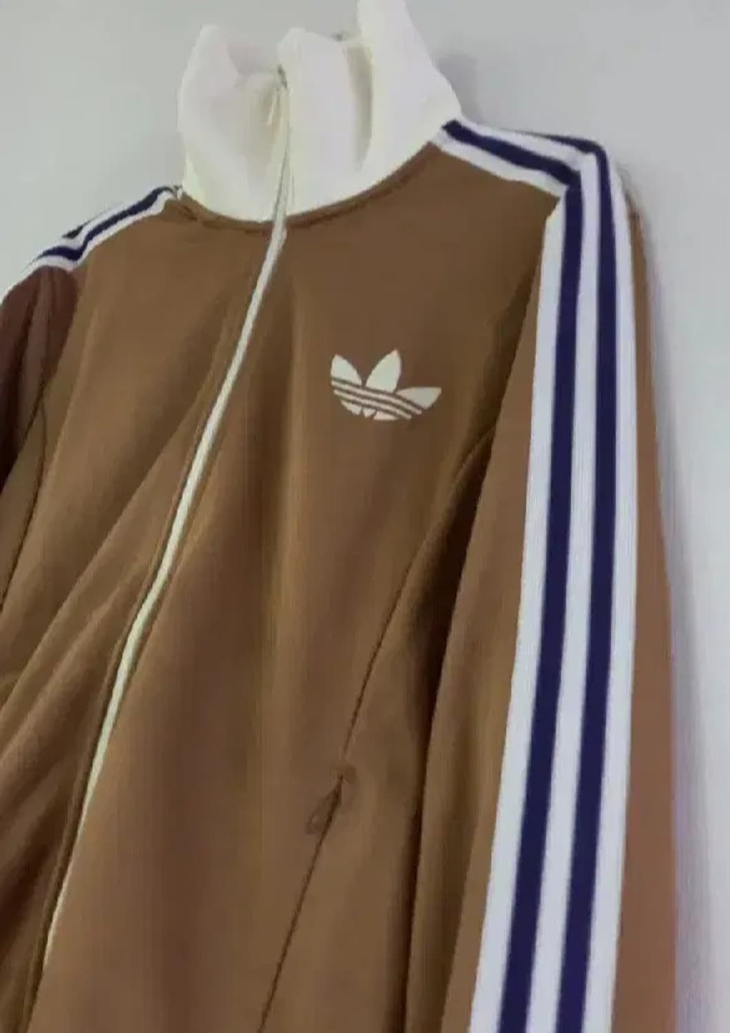 아디다스 희귀 대장급 헤리티지 브라운 트랙탑 저지 져지집업 95/M 상품이미지2