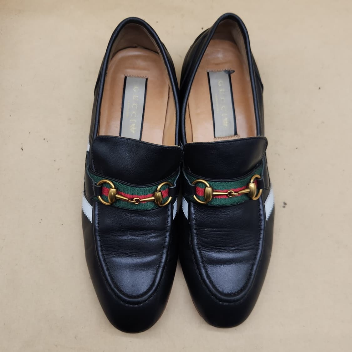 정품 구찌 x 아디다스 로퍼 실사이즈275 굽4  상품이미지2