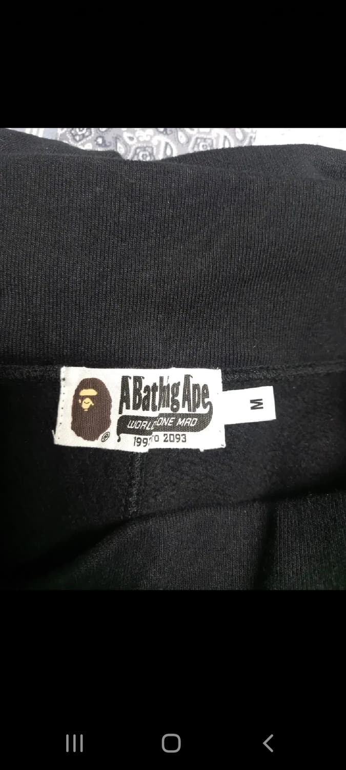 베이프 츄리닝 면팬츠    M(30~31) 상품이미지2