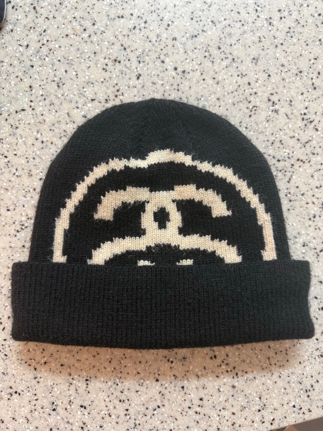 스투시 빅 링크 커프 비니 블랙 상품이미지1