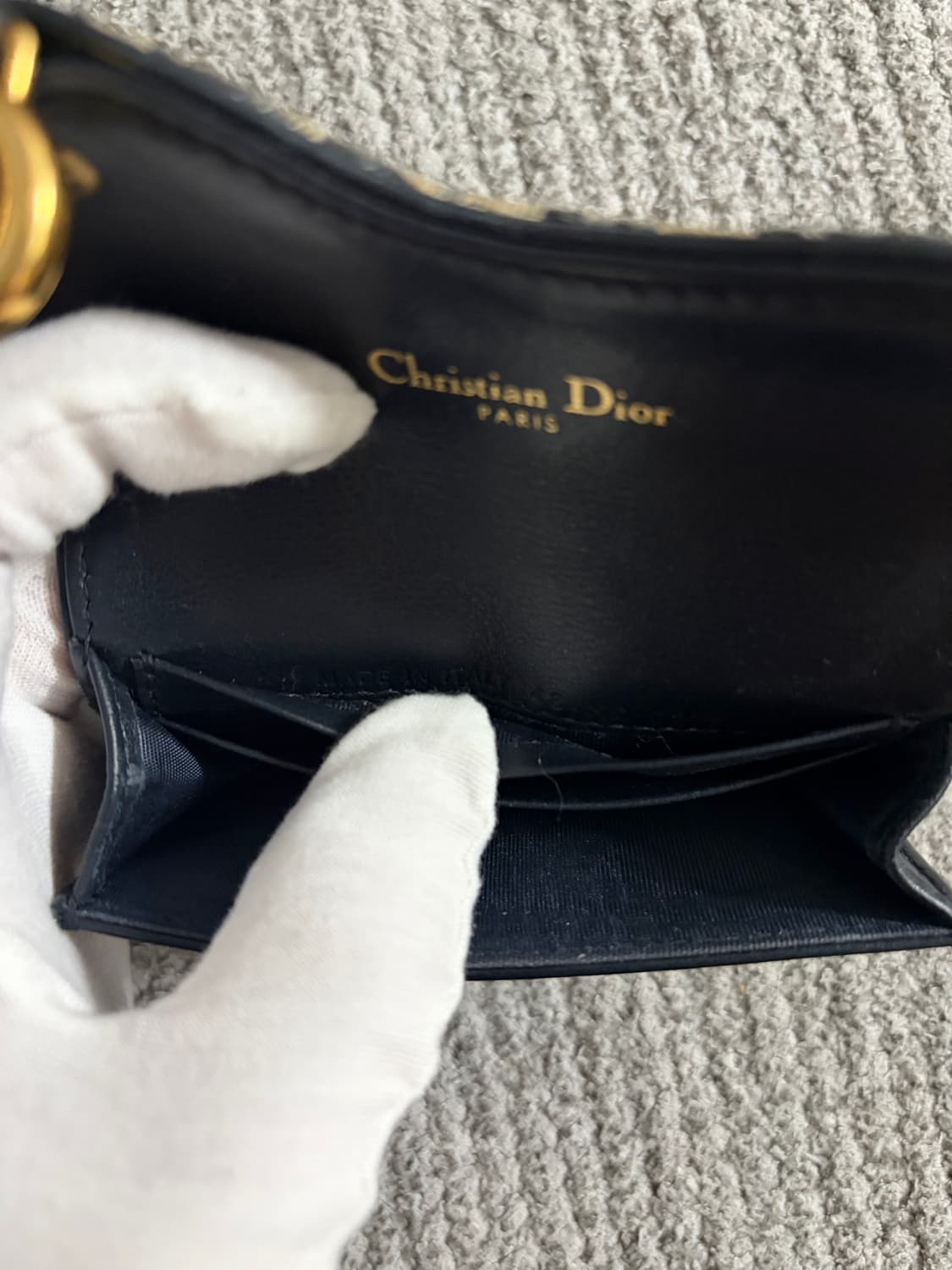 디올 오블리크 새들 카드지갑 상품이미지6