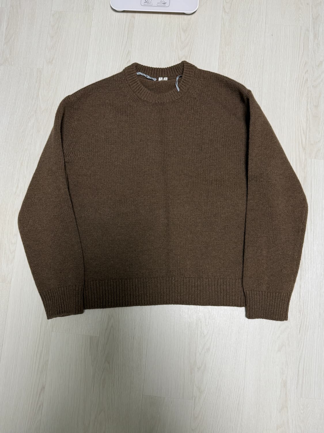 아르켓 헤비 니트 울 스웨터 브라운 상품이미지1