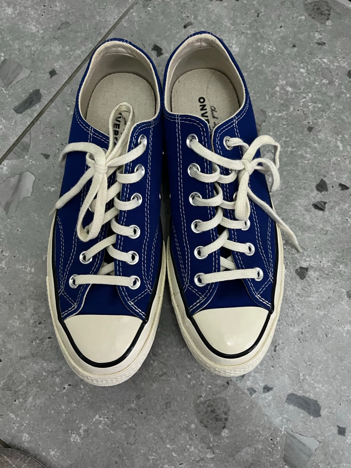 컨버스 척 70 로우 빈티지 캔버스 러쉬 블루 260 상품이미지1