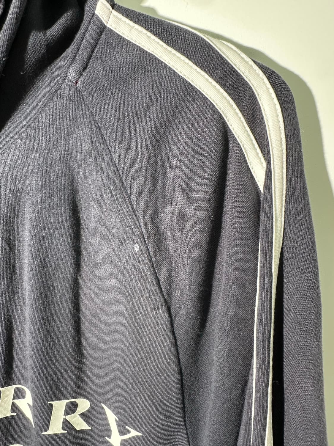 burberry black label 얇은 후드 집업 상품이미지3