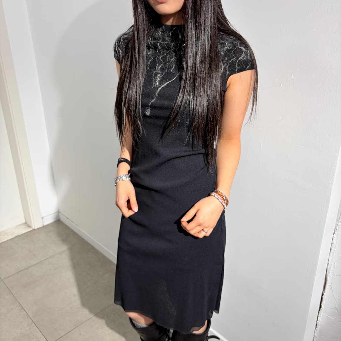 비비안탐 자수 롱원피스 상품이미지2