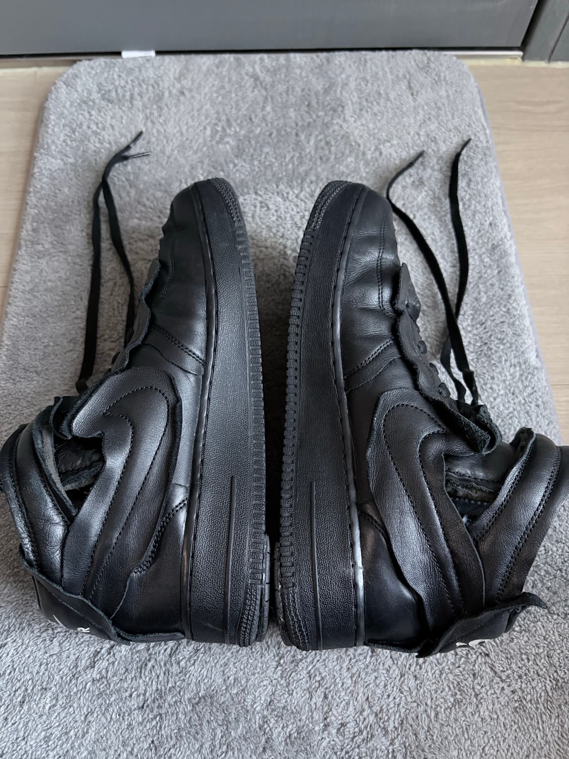 (270) 꼼데가르송 x 나이키 에어포스 블랙 상품이미지4