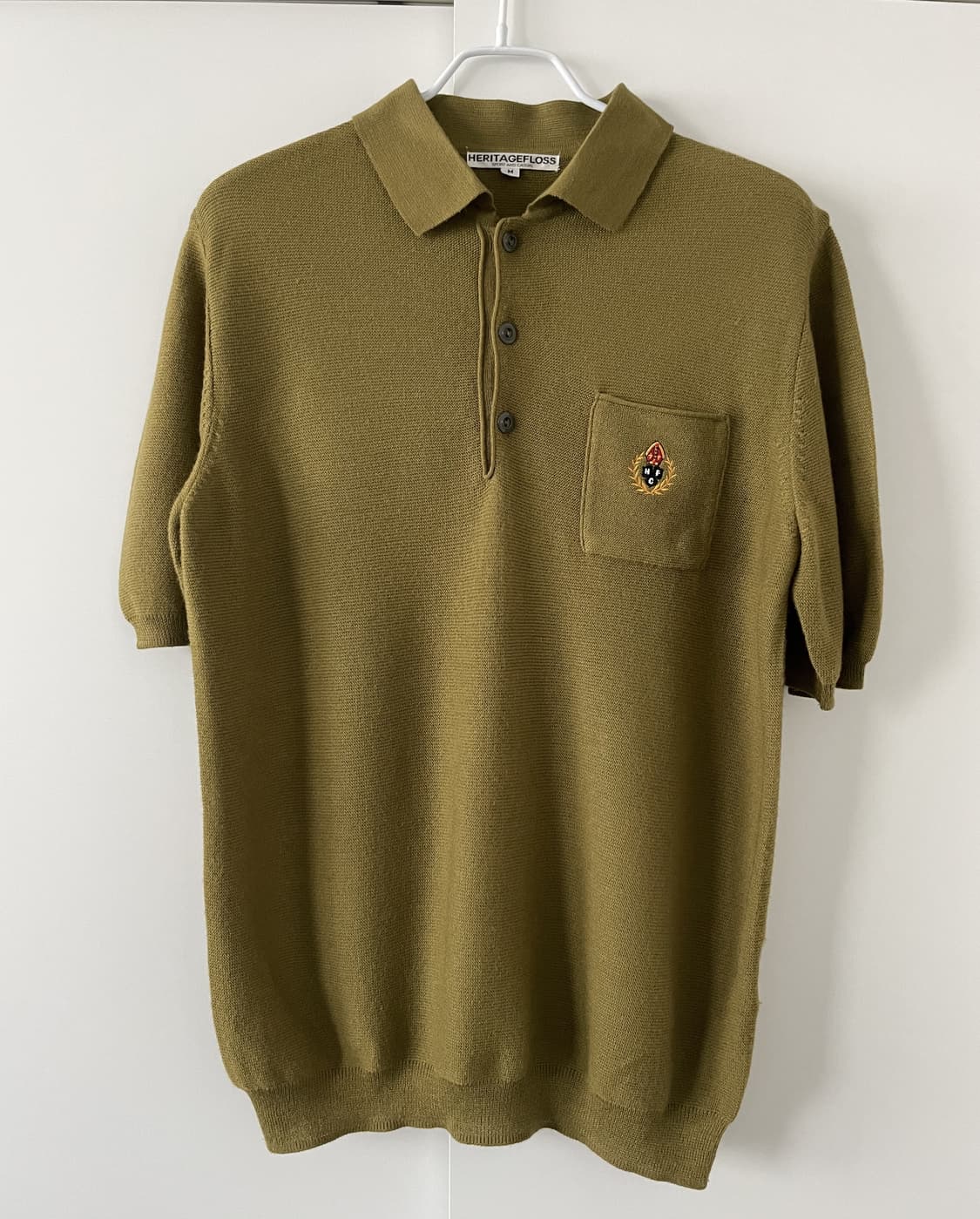 헤리티지플로스 반팔 폴로 니트 상품이미지1