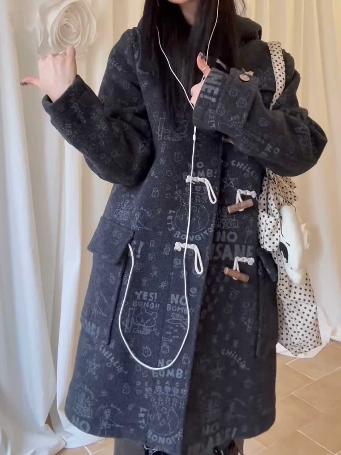 히스테릭 글래머 떡볶이 코트 상품이미지3