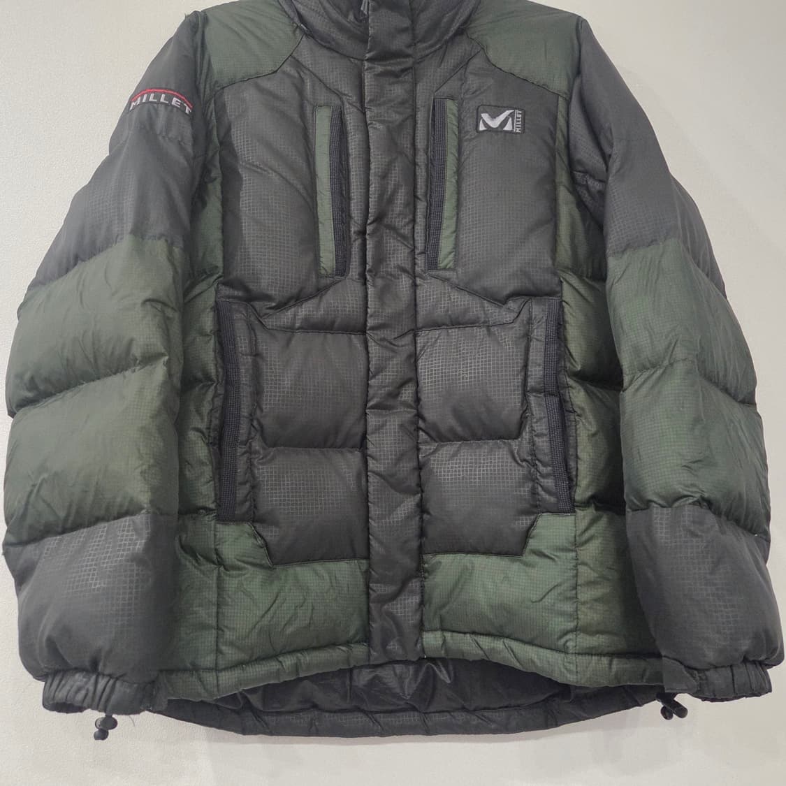 밀레 패딩 자켓 블랙/카키 95 상품이미지5