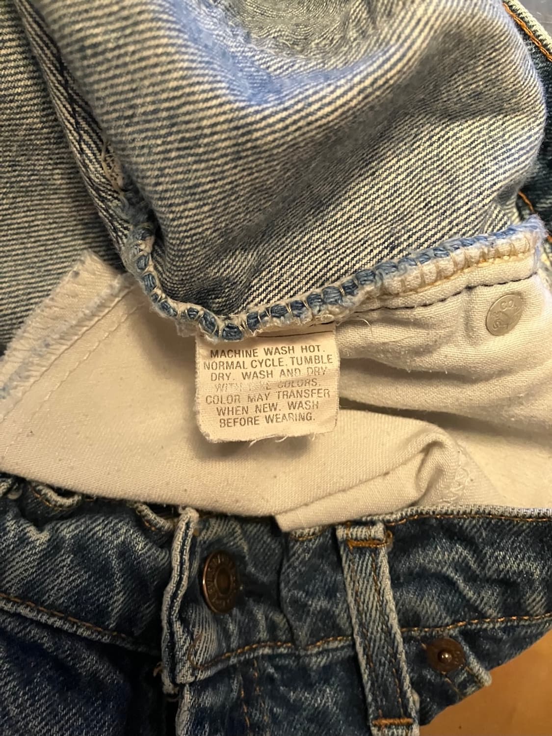 80s USA 빈티지 리바이스 505 데님 팬츠 상품이미지9