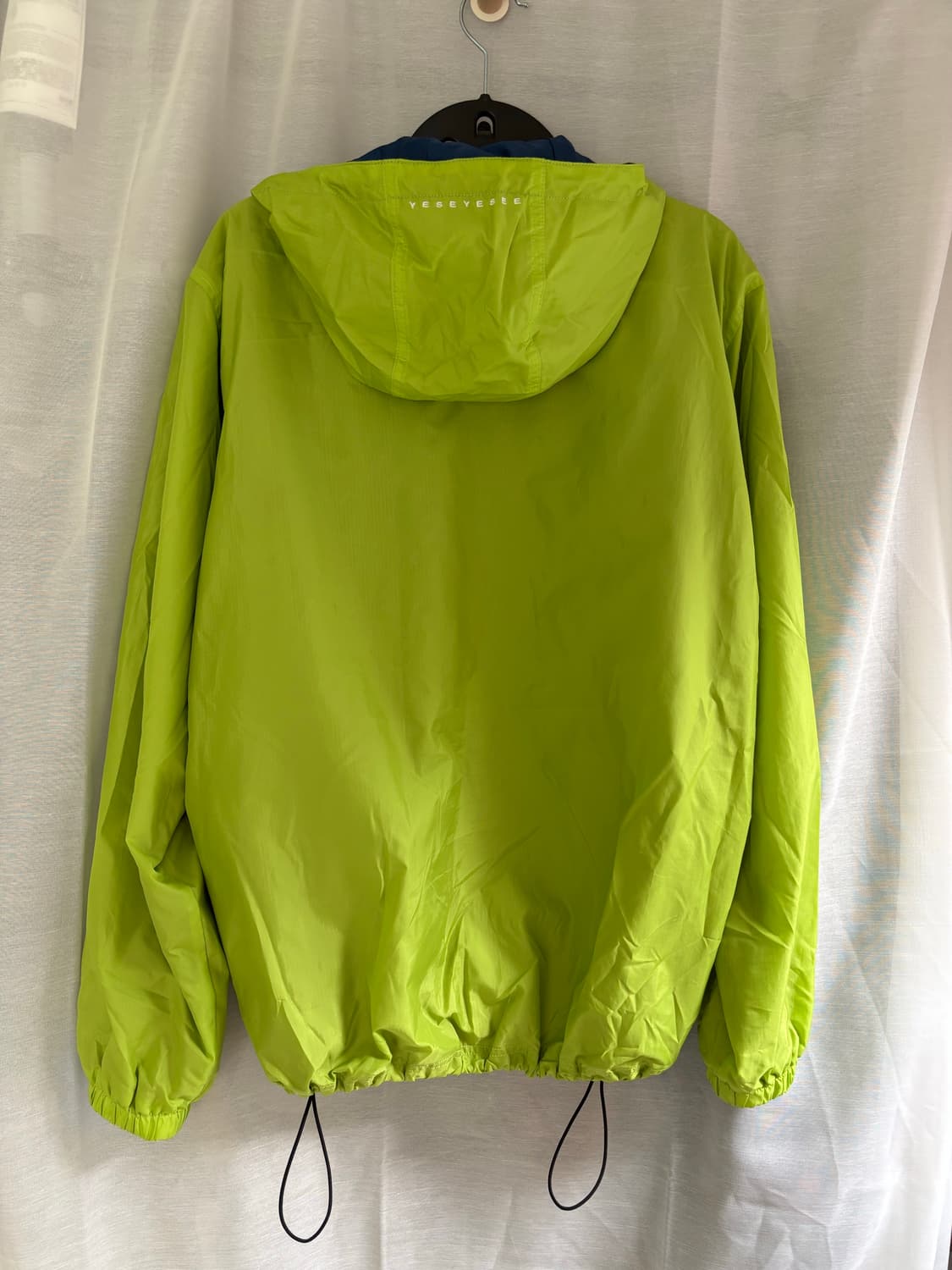 Y.E.S Windbreaker Neon Green 상품이미지2