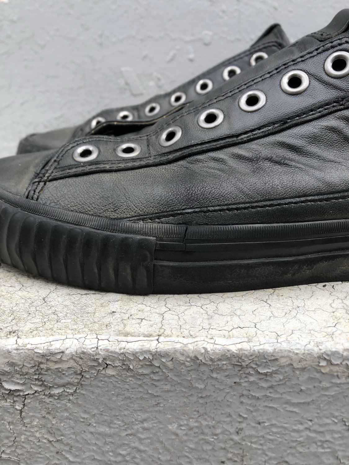 John Varvatos Laceless Calfskin Low Top 상품이미지10