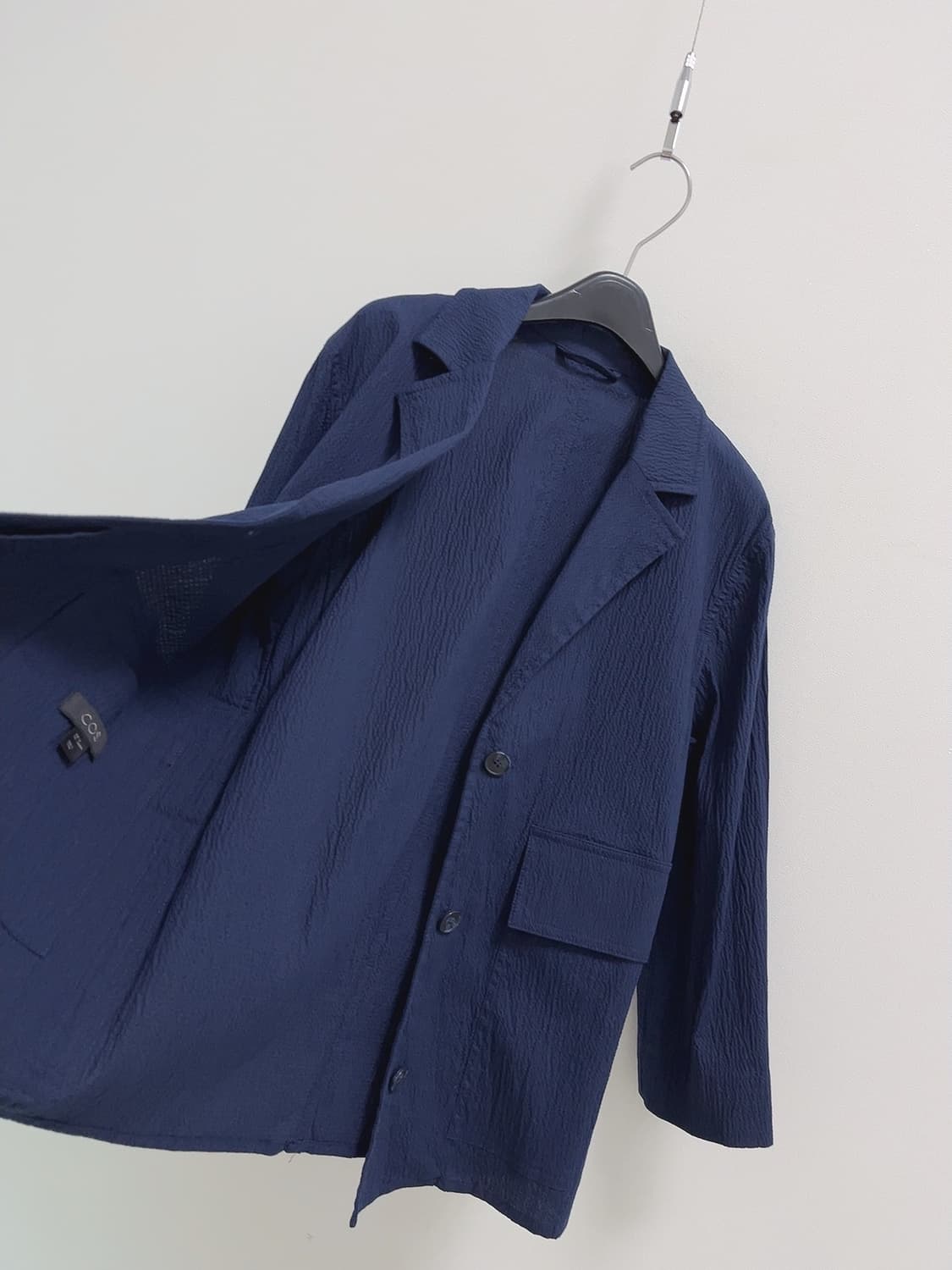 코스 네이비 시어서커 자켓  상품이미지5