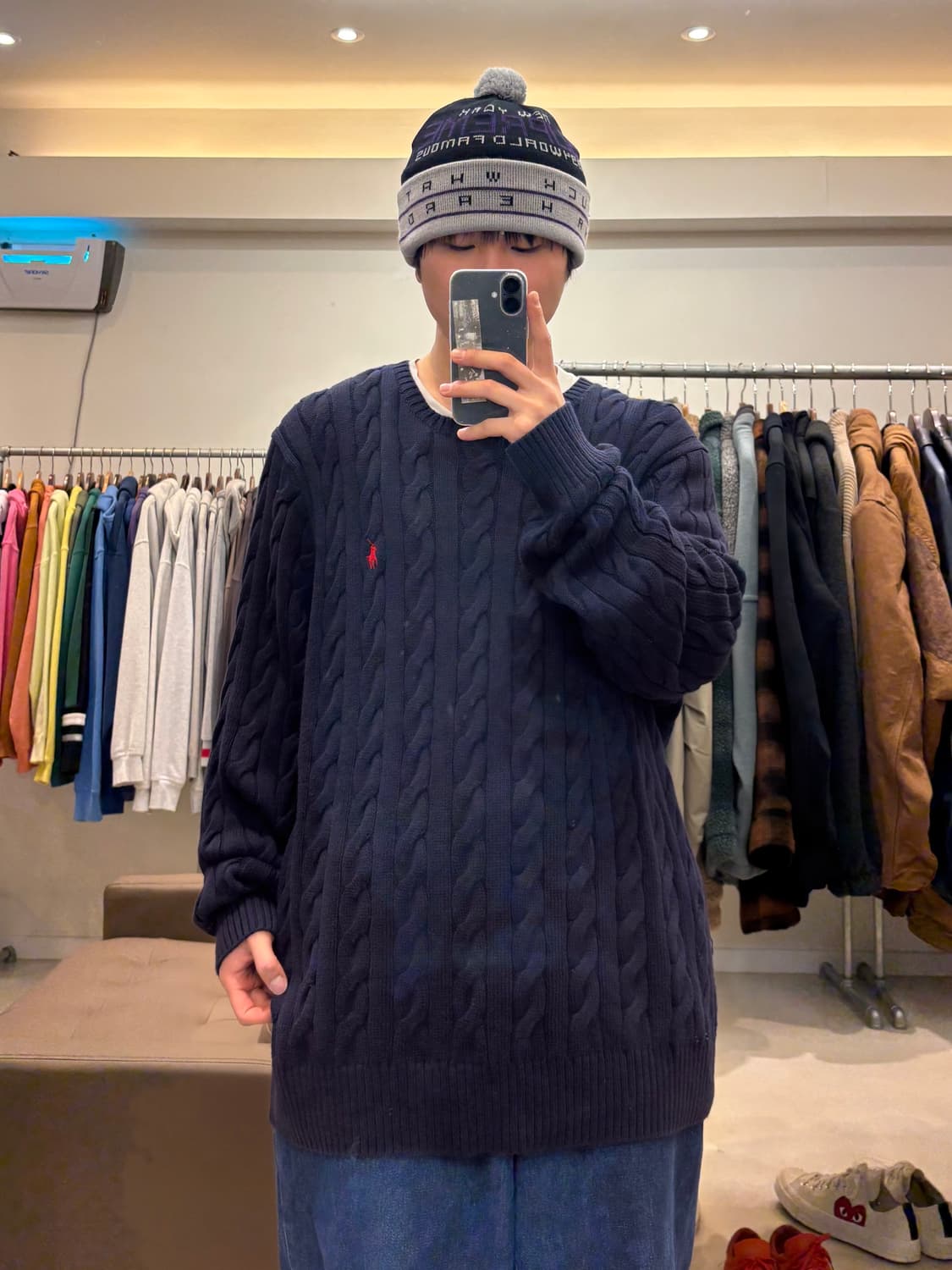 폴로 랄프로렌 꽈배기 니트 상품이미지4