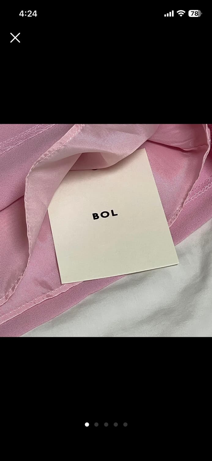 매니매니모드 BOL 스커트 핑크 s 상품이미지4