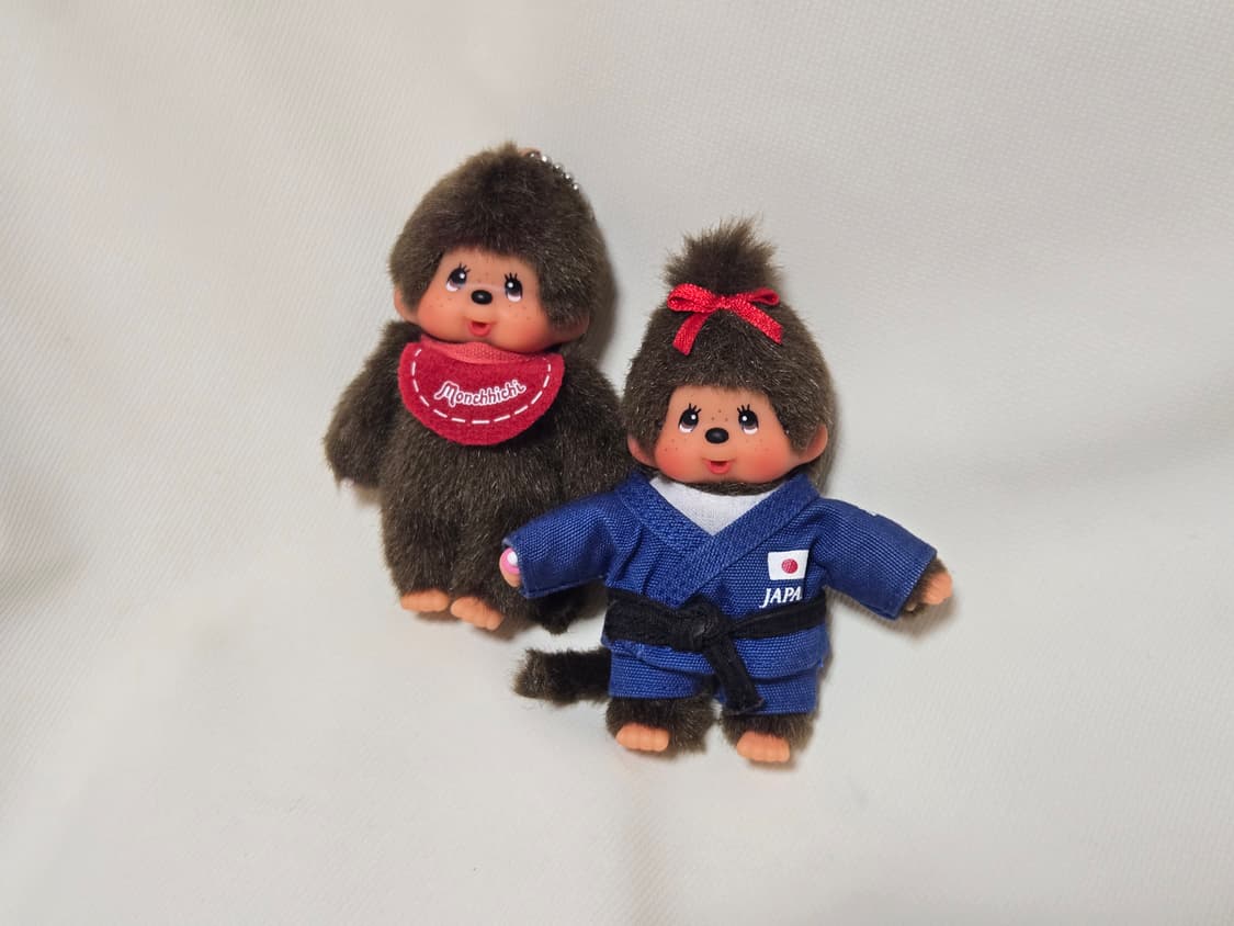 몬치치 고전 키링 ( 유도선수 여아. 오리지날 남아 )  상품이미지2