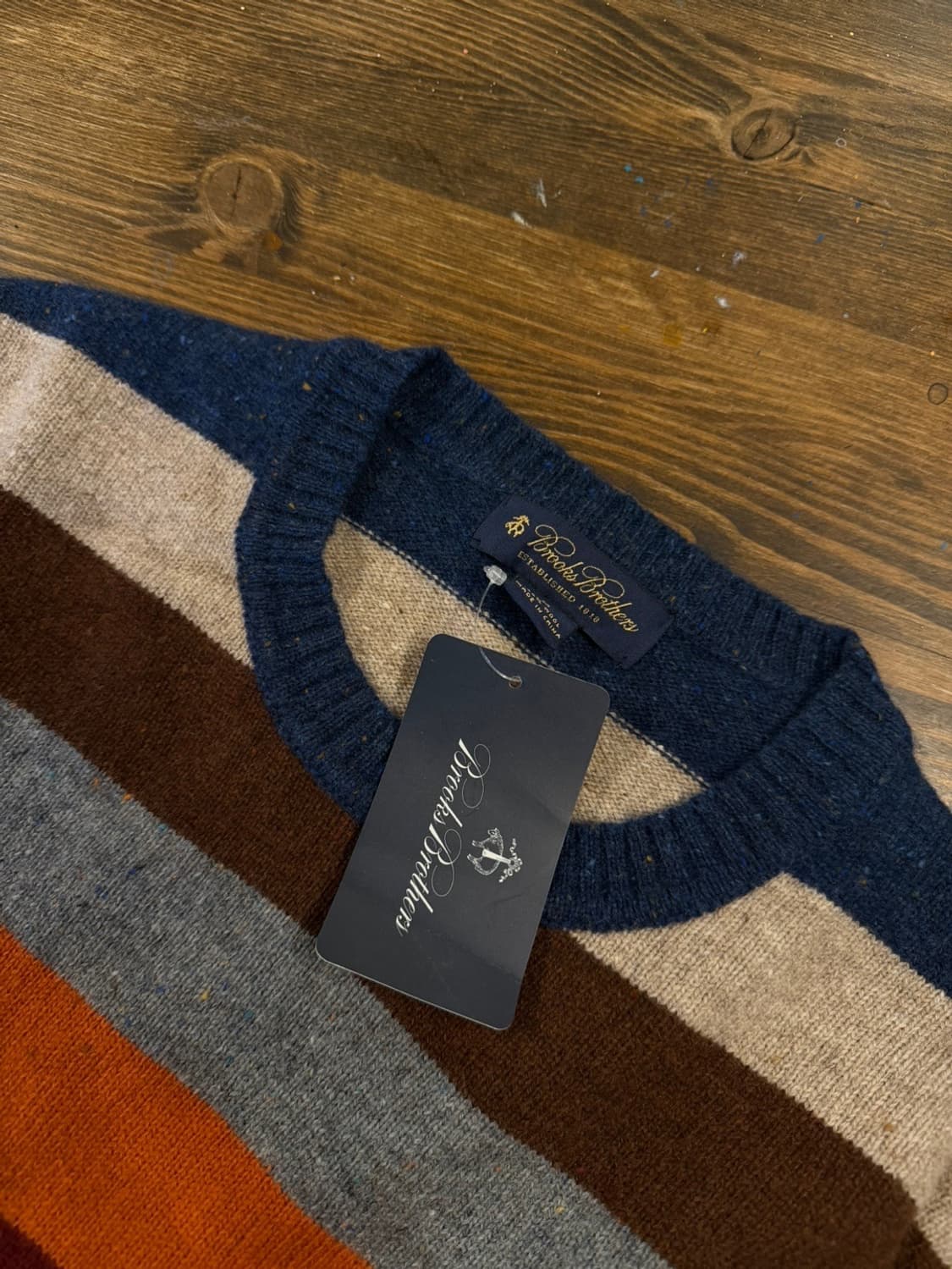 브룩스 브라더스 셔틀랜드울 니트 100 상품이미지8