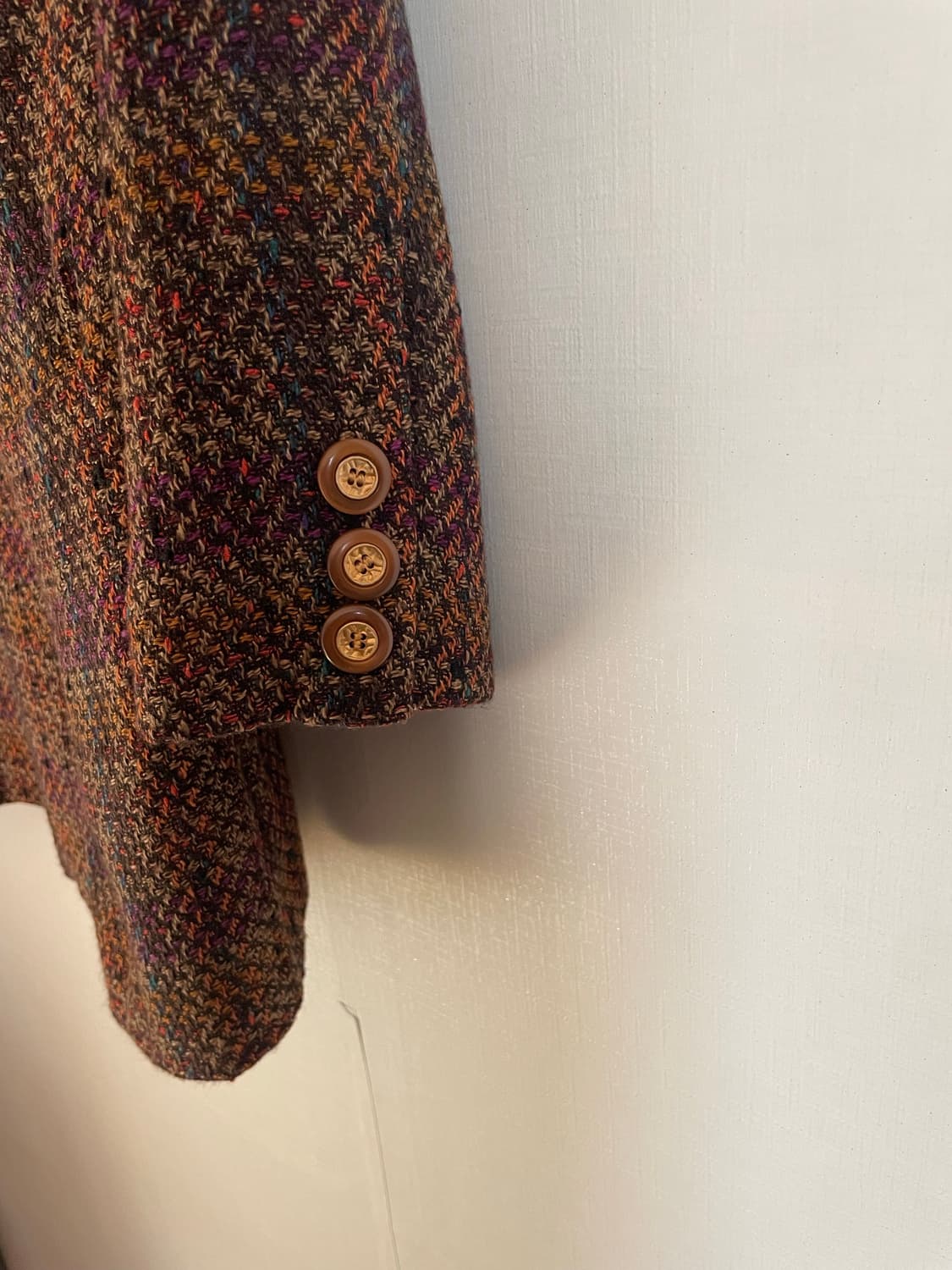 빈티지 체크 하프 자켓 상품이미지6