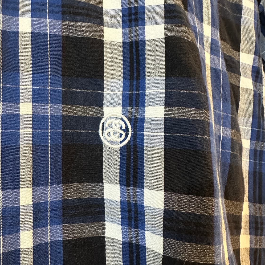 스투시 링크 반팔 체크 셔츠 상품이미지3