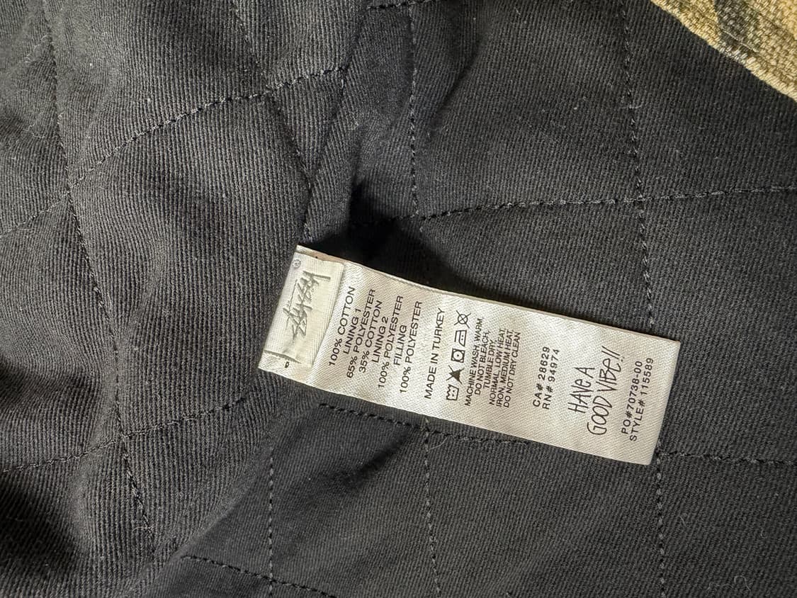 스투시 캔버스 워시드 샵 자켓 (베일카모) 상품이미지5