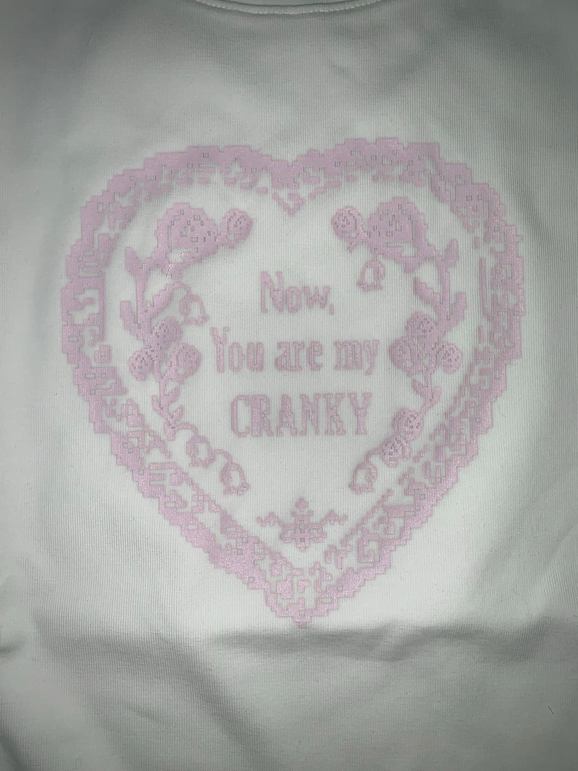 LACE HEART PRINTING TOP_WHITE 상품이미지8