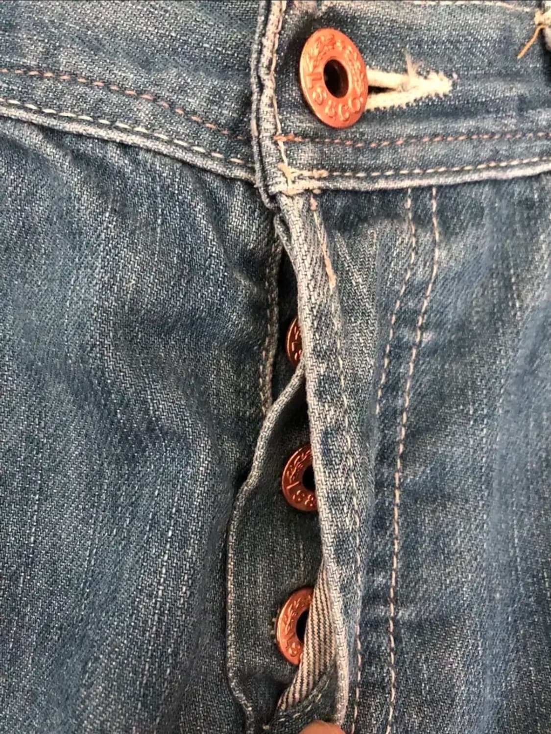 리바이스 522 빈티지 워싱 슬림 스트레이트 핏 데님 32 상품이미지6