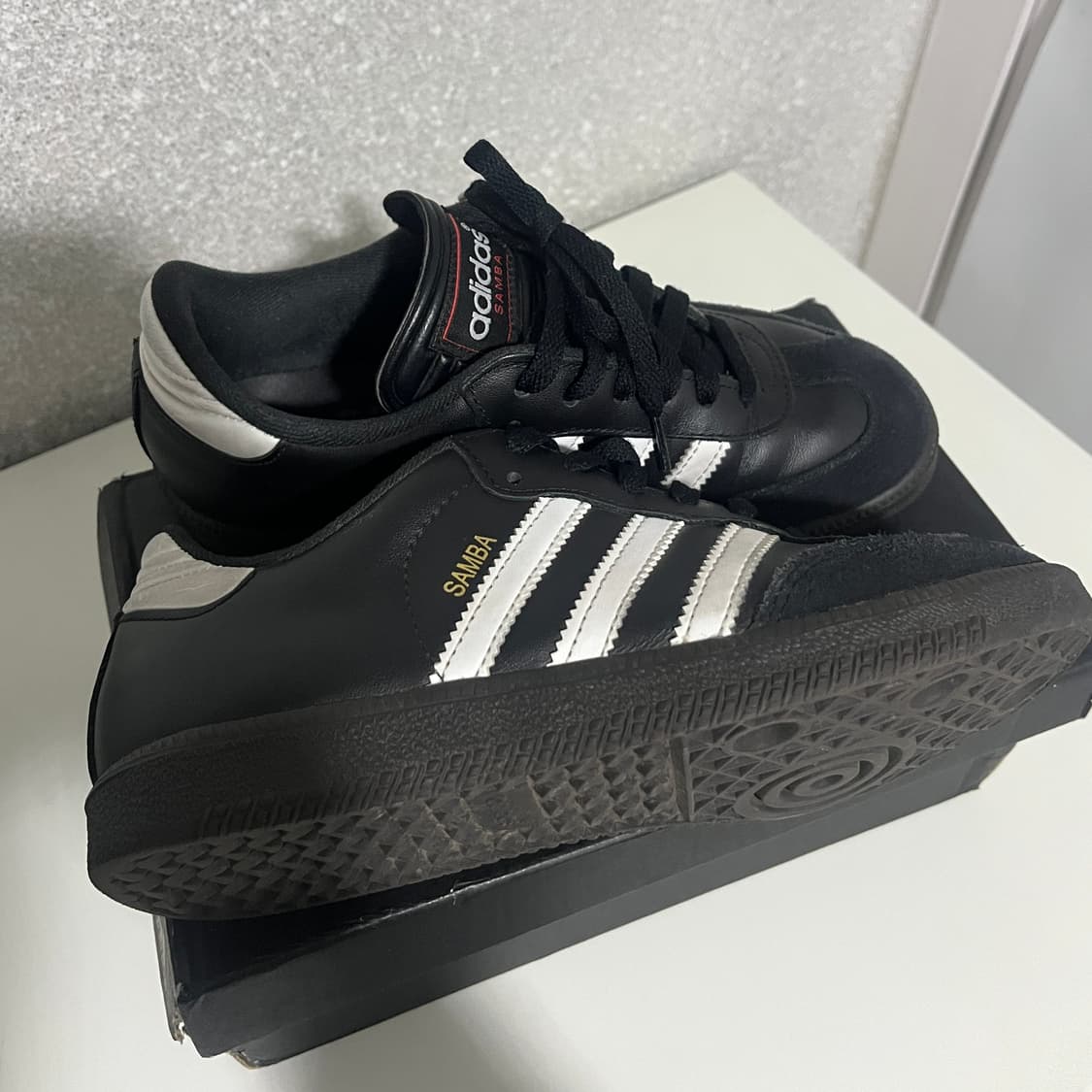 아디다스 삼바 J 클래식 코어 블랙 230 (036516) 상품이미지6