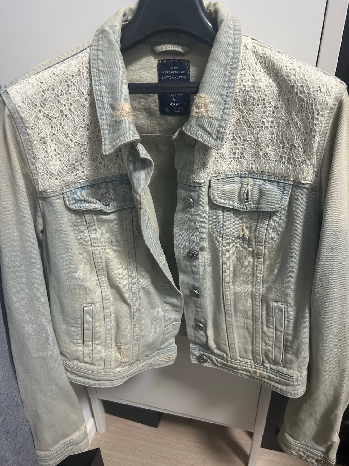 Bershka 데님 자켓 상품이미지1