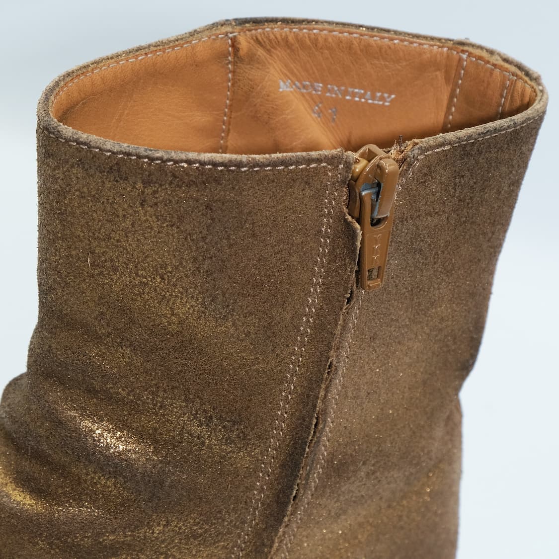 메종 마틴 마르지엘라 메탈릭 턱시도 쿠반힐 부츠 41(260) 사이즈 상품이미지8