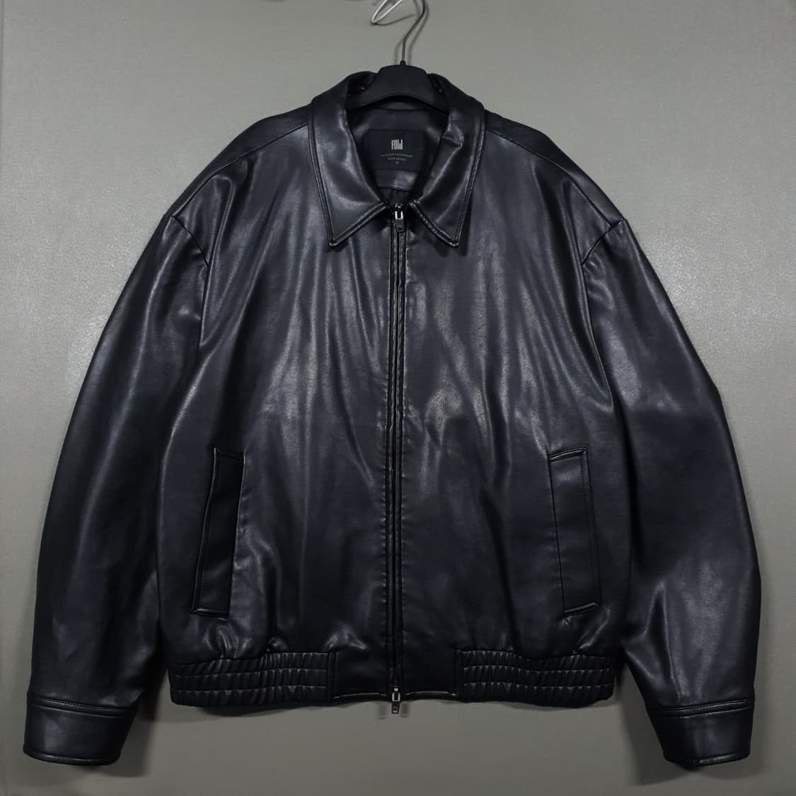 110) 마인드브릿지 신형 22FW 레더 블루종 가죽 자켓 정해인 착용 상품이미지2