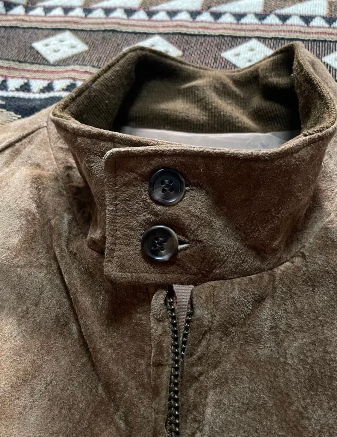 LLBEAN 엘엘빈 스웨이드 가죽 자켓 브라운 XL 상품이미지4