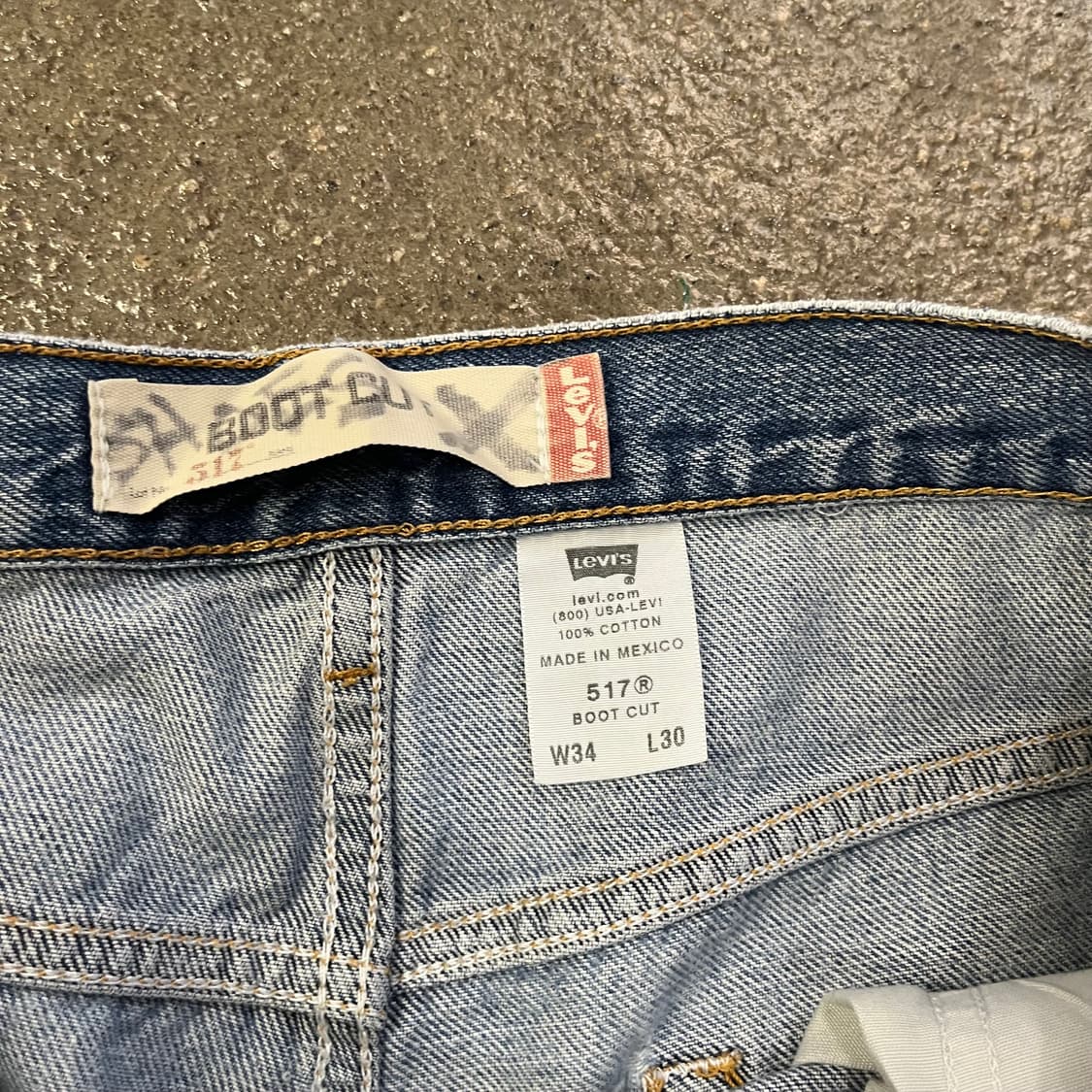 00s Levis517 데님 부츠컷 (33“) 상품이미지6