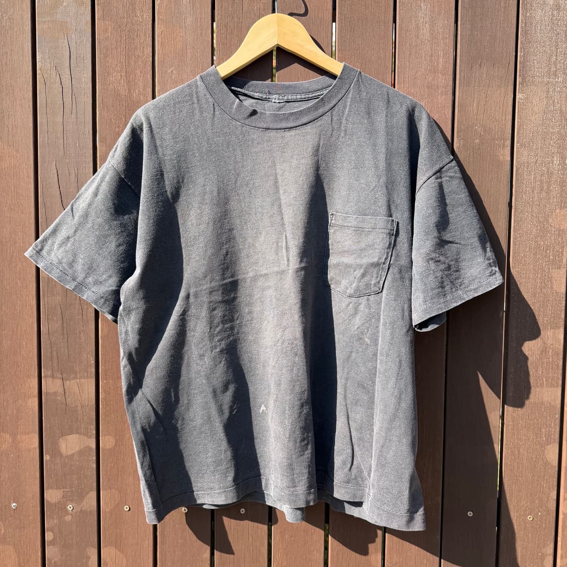 Vintage Sun Faded Blank Pocket Tee  상품이미지3