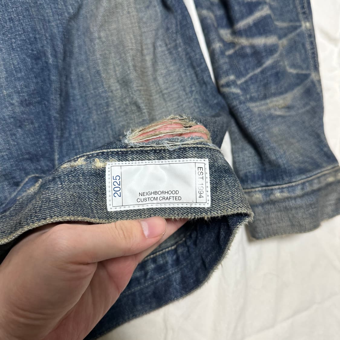 네이버후드 25AW 새비지 데님 자켓 [XL] 상품이미지7
