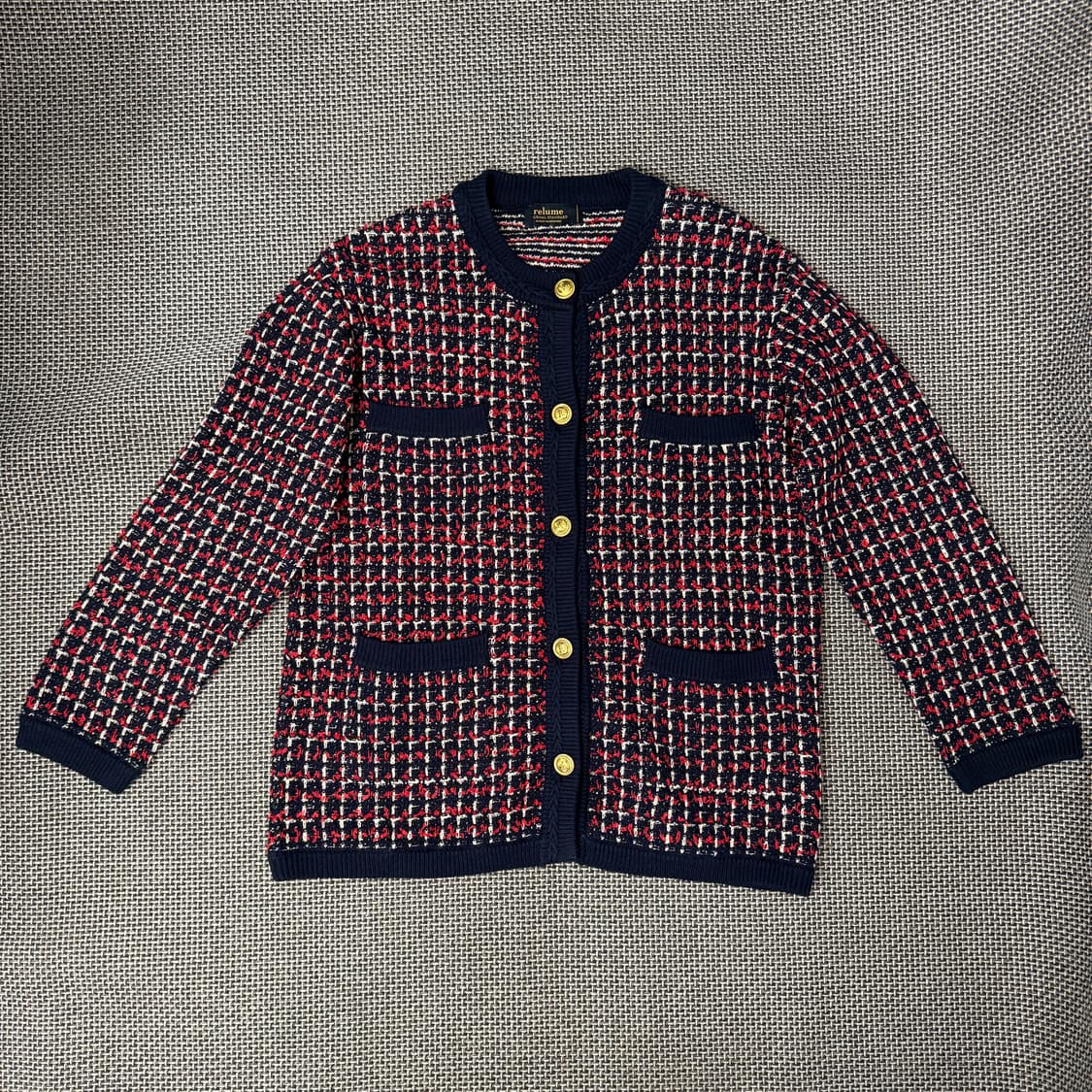 JOURNAL STANDARD 트위드 니트 가디건(F) 상품이미지1