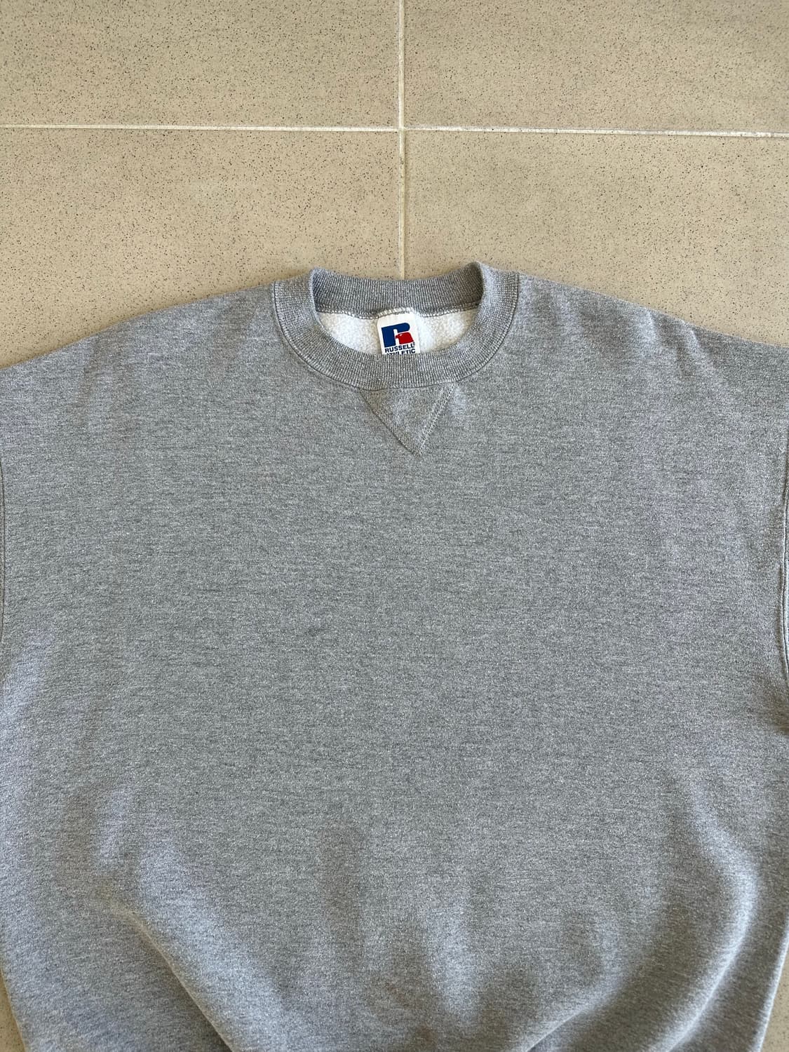 90s 빈티지 러셀 스웻셔츠 그레이 XL USA 상품이미지3