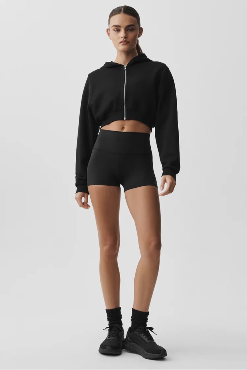 알로 요가 크롭 후드집업 m - sweet escape zip up ho 상품이미지1