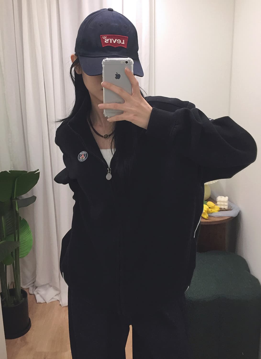 공용 빈티지 파리생제르망 집업 95~100 상품이미지2