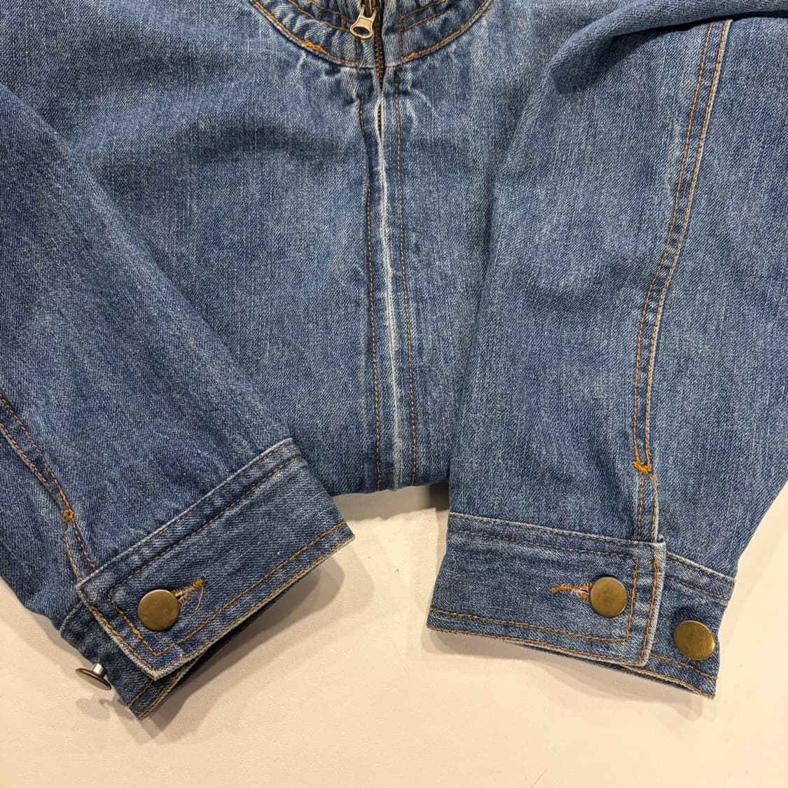 [XL] 페르난도 라찌니 빈티지 데님 블루종 자켓 B28 상품이미지8