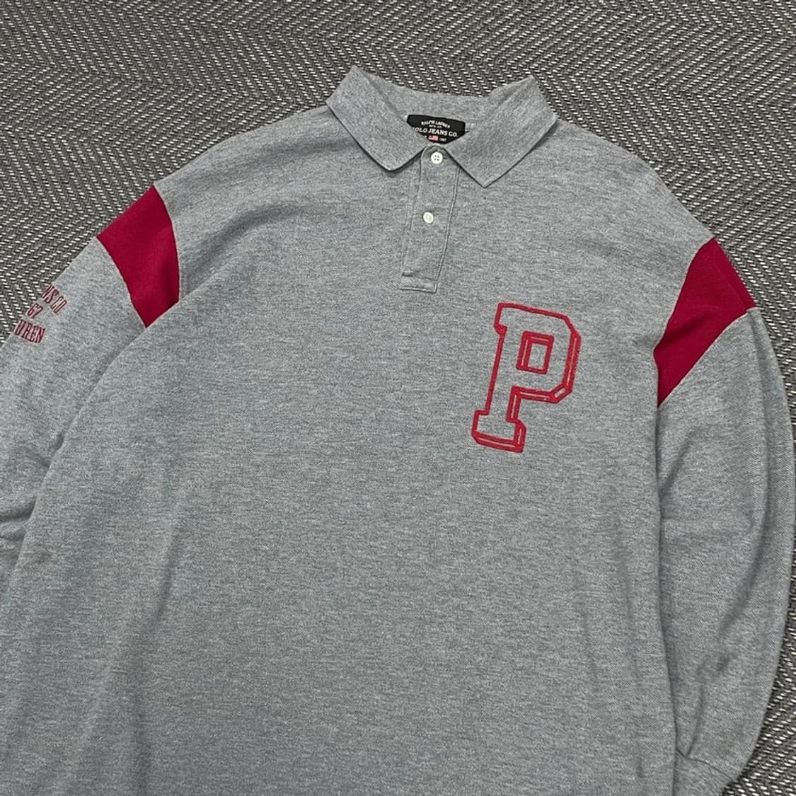 폴로 진스 랄프로렌 로고 패치 카라넥 티셔츠 v0344 상품이미지3