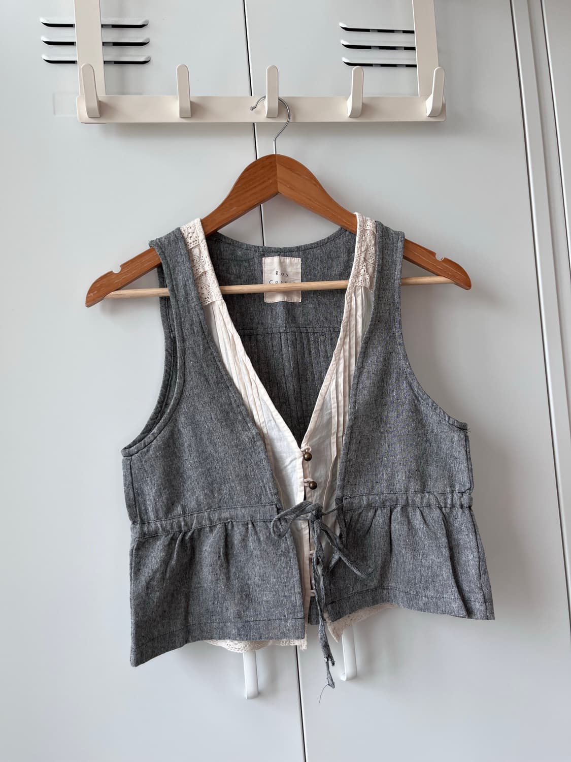 Ray cassin 레이스 바선생 레이어드 슬리브리스 상품이미지4