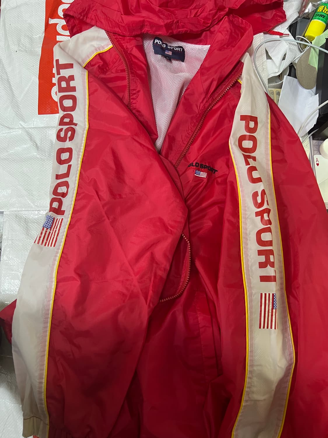 90s 폴로 바람막이 L 상품이미지3