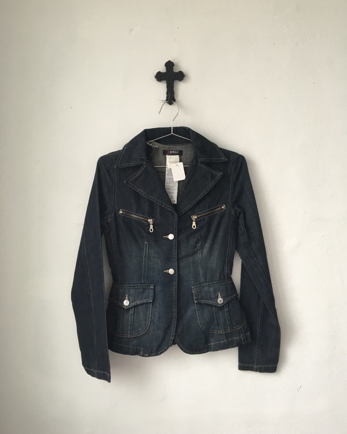 Morgan washing denim jacket 상품이미지2