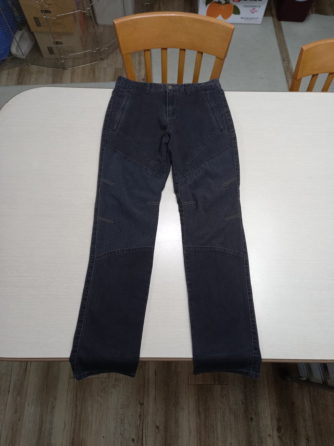 28 BANGBANG 봄여름용 스판 슬림일자 흑청 28-887 상품이미지1