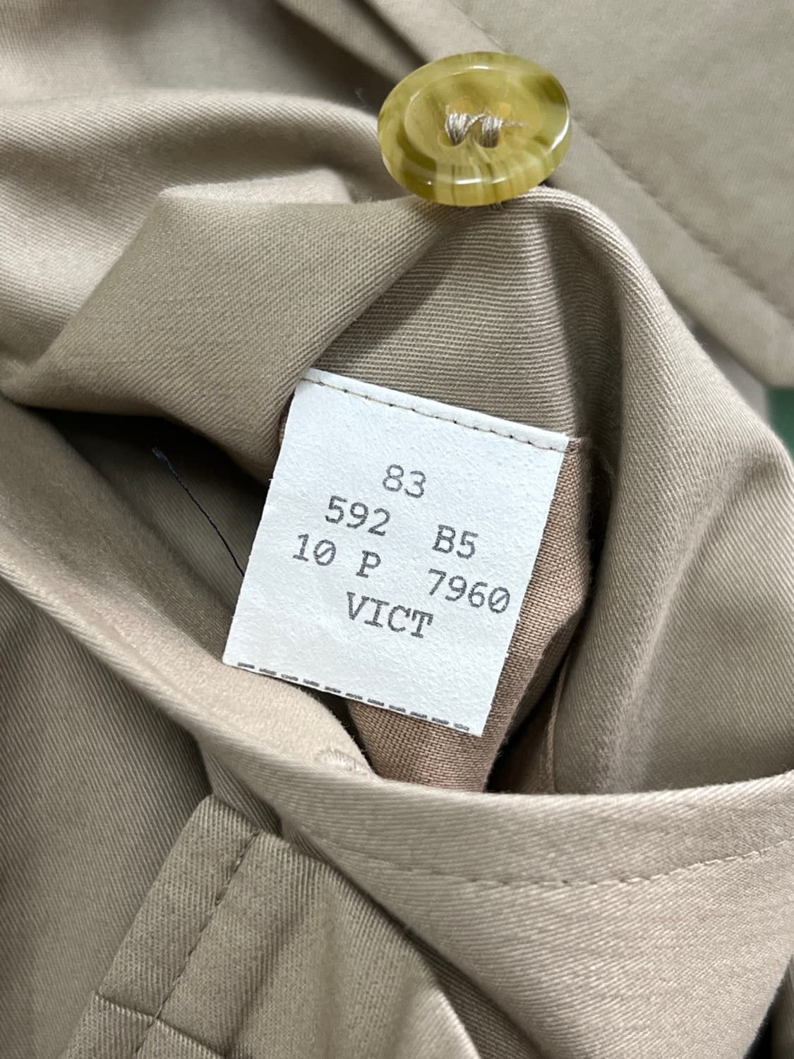 버버리 90s 우먼스 코튼 트렌치 롱 코트 (카라 라이너,라이너 포함) 상품이미지6